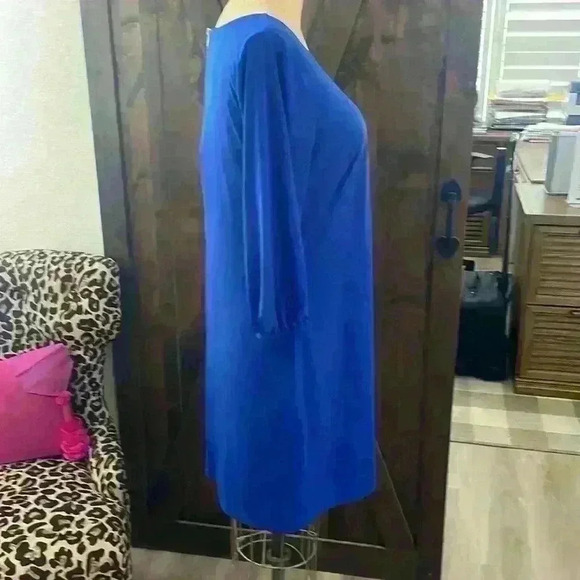 Donna Rocco New York, Size 14..3/4 Sleeve W/Back Silver Zipper exposed Detail. - Picture 3 of 10